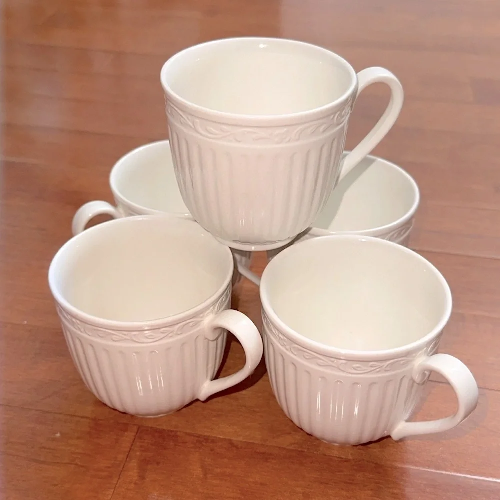 ( 3 ) MIKASA ITALIAN COUNTRYSIDE TEA / ESPRESSO CUPS | LIKE NEW / UNUSED - Picture 4 of 5